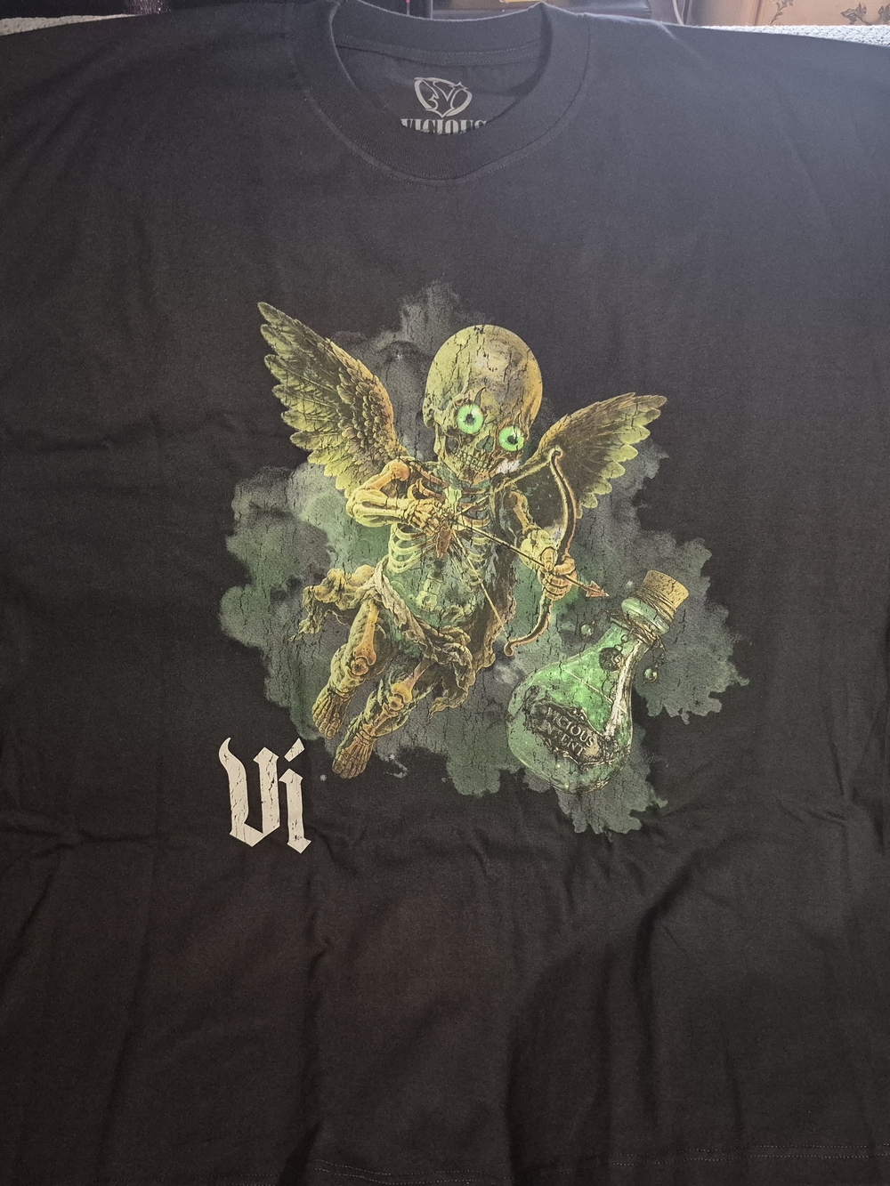 Vicious Intent Black Angel Size 3XL T-Shirt